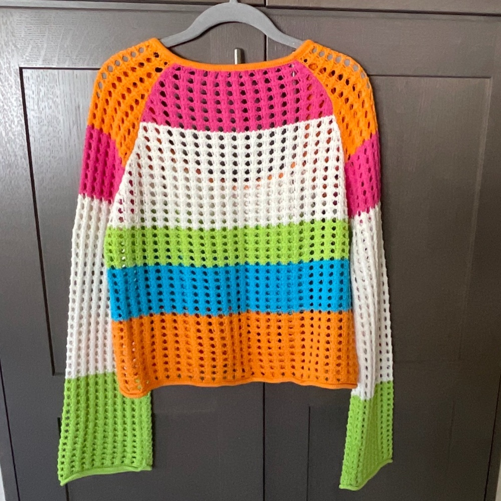 Multi Color Light Knit Top - Picture 2 of 2